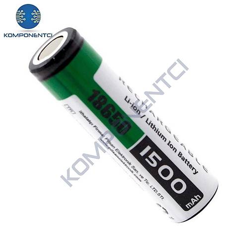 Orion 18650 1500mAh 3.7V �arj Edilebilir Li-ion Pil