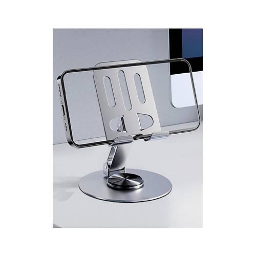 ATD-01 Metalik 360� Ayarlanabilir Telefon Tablet Tutucu Stand
