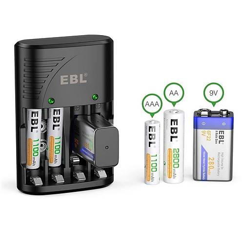 EBL Smart Universal Pil Şarj Cihazı
