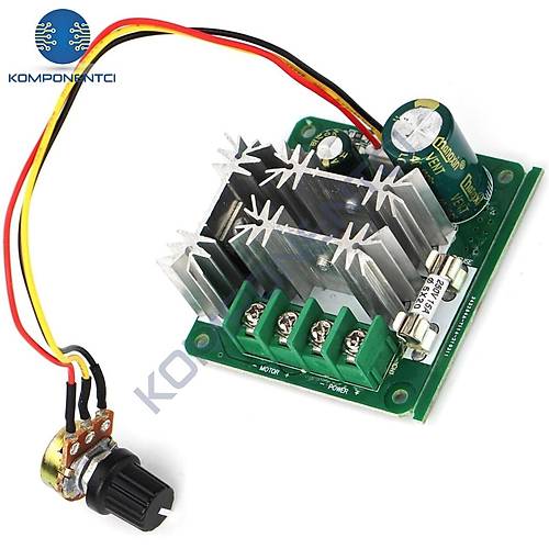 15A 6-90V PWM DC Motor S�r�c� Motor H�z Kontrol Mod�l�
