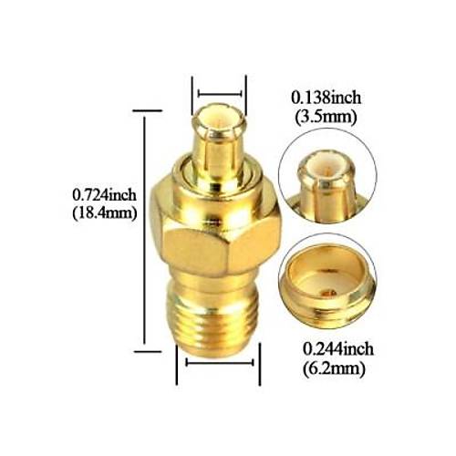 SMA Di�i - MCX-KJ Erkek Coaxial Konnekt�r