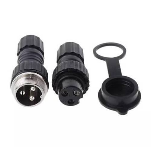 GX-16 3-Pin Su Ge�irmez Mike Konnekt�r