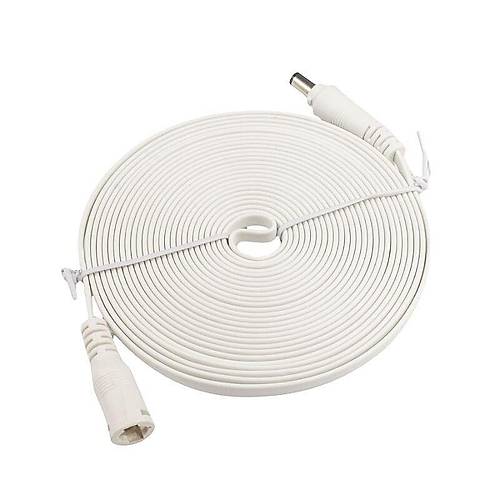 DC 5,5x2,1mm Yass� Adapt�r Uzatma Kablosu - 5 Metre