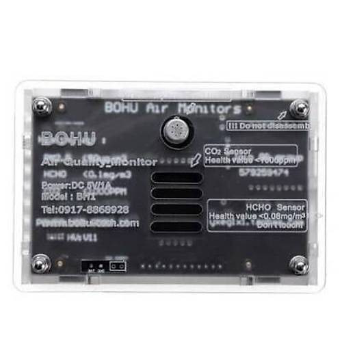 PM2.5 TVOC CO2 HCHO AQI Hava Kalitesi Monit�r� - B2