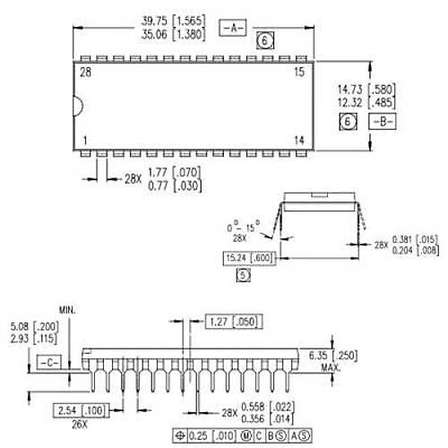 IR2132 DIP-28 3 Faz Mosfet S�r�c� Entegresi