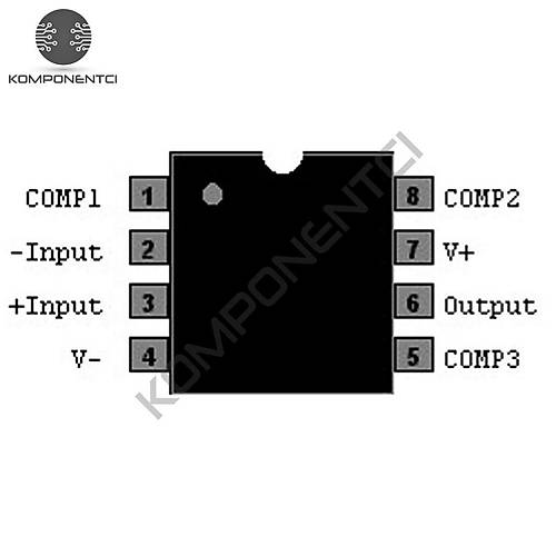 LM318N 5mA OpAmp Entegresi Dip-8