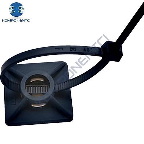 Gwest HW-3AB 19x19mm Yap��kanl� Kro�e Siyah 100 Adet