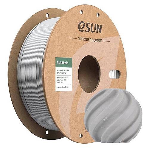 eSUN PLA Basic 1.75mm Beton Gri Filament