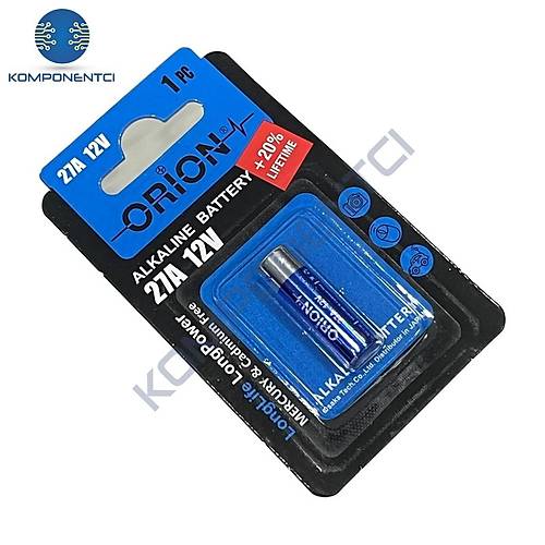 Orion 27A 12V Alkalin Pil Tekli Paket