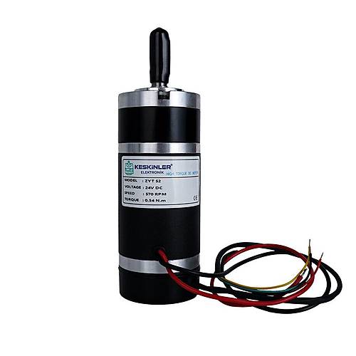 ZYT52RA 24V 570Rpm Planet Red�kt�rl� Encoderli Motor