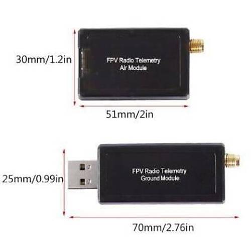3DR Radyo Telemetrisi 433MHz 500mW - PIXHAWK ve APM Uyumlu