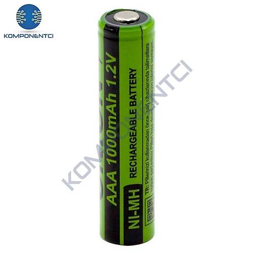 Orion 1.2V Ni-Mh AAA 1000mAh arj Edilebilir Pil