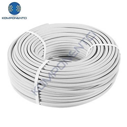 �znur 4x1.5 TTR Kablo Beyaz H05VV-F 1mt