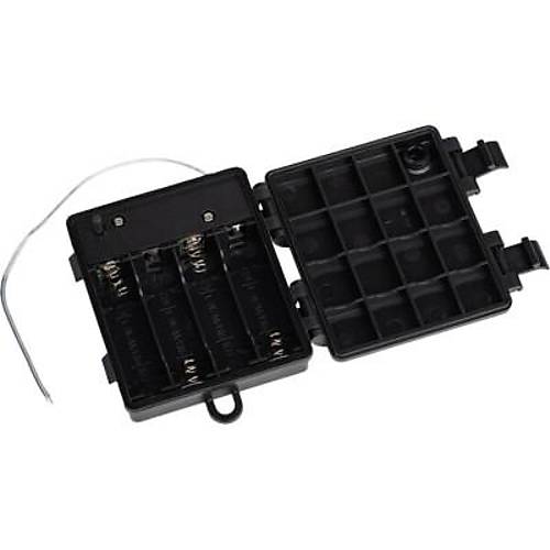 4'l� AA Pil Yuvas� - Su Ge�irmez Anahtarl� ve Kapakl�