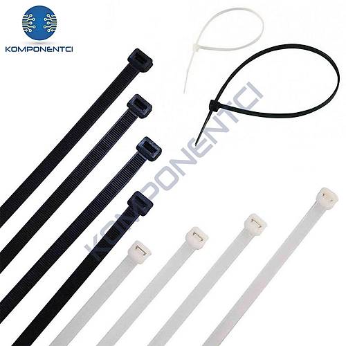 TCT-100 M 100x2.5 26 Siyah Standart Kablo Ba (100 Adet)