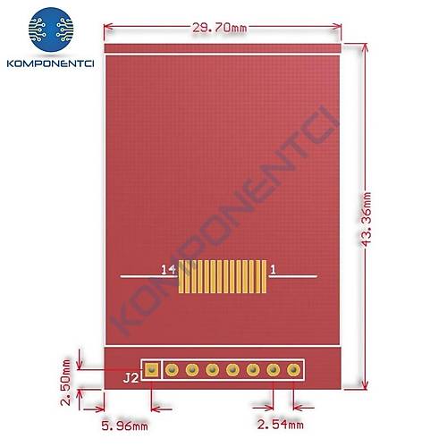 1.44 Inch Oled 128X128 SPI ST7735S Renkli TFT LCD Ekran Mod�l�