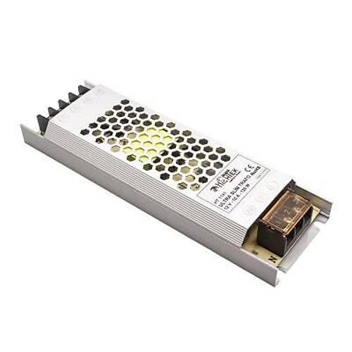 Hightek 12V 10A İnce Metal Kasa Adaptör - LED Driver | Komponentci