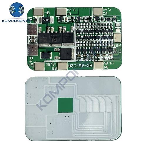 6S 15A BMS 18650 Lityum Pil �arj Koruma Devresi