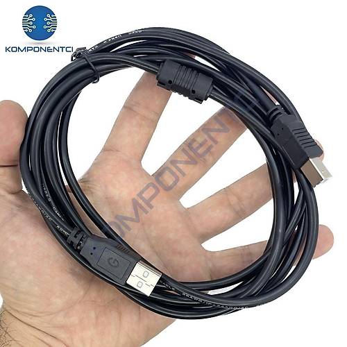 USB 2.0B Yazc Printer Balant Kablosu 10m