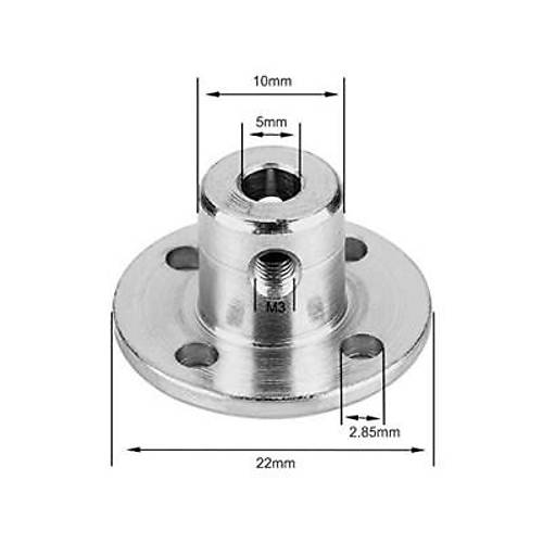 5mm Motor Ba�lant� Aparat� - Al�minyum G�bek