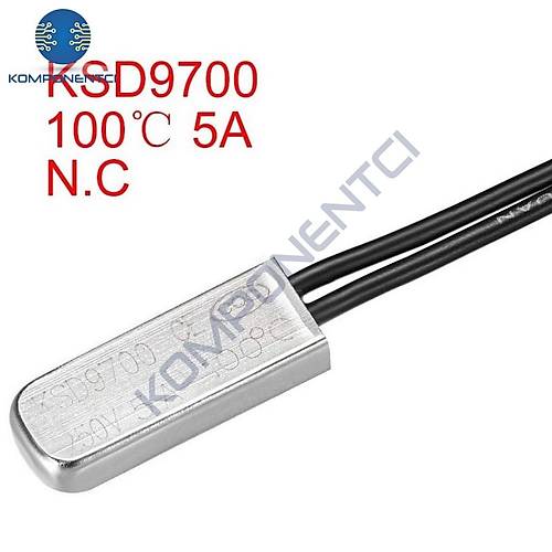 IC-270 Termostat Kablolu Tip Normalde Kapal KSD9700 NC 5A 100C