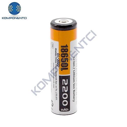 Orion 18650L 3.7V 2200 Mah arjl Li-Ion Pil Bal
