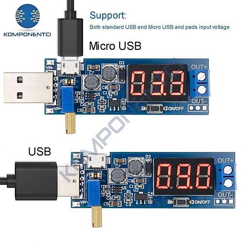 USB G��lendirici Voltaj Reg�lat�r� (5V to 3.3V-24V)