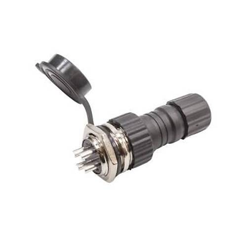 GX-16 4-Pin Su Ge�irmez Mike Konnekt�r - Panel Tipi