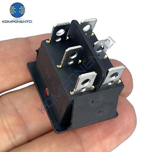 IC-105 Geni� I��kl� Anahtar 6P�On-Off-On