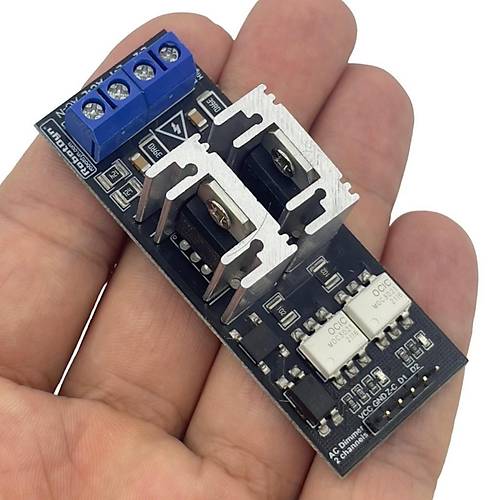 AC Voltaj Ayarlay�c� Dimmer Mod�l� 110-400V 2 Kanal