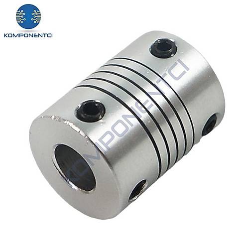 5x8mm Esnek Kaplin Alminyum 3D Yazc CNC Uyumlu