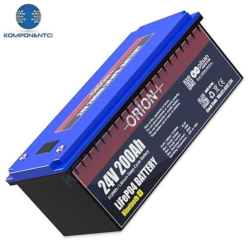 Orion Ak� LifePO4 24200B 24V 200AH Bluetooth Ekranl�