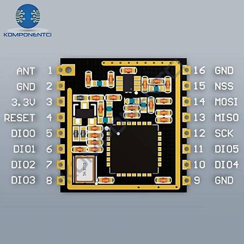 433MHz 10km Menzilli Ra-01 LoRa Mod�l� SX1278