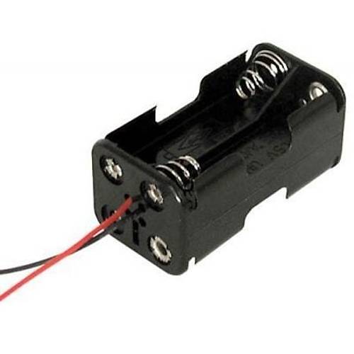 IC-234 AA 4'l� Pil Yata�� Pil Yuvas� Pil Kutusu �ift Tarafl� S�rt S�rta