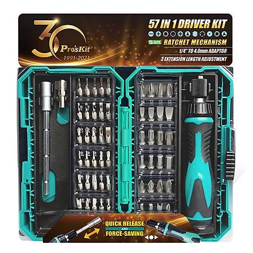 Proskit SD-9857M 57 Para Hassas Tornavida Seti