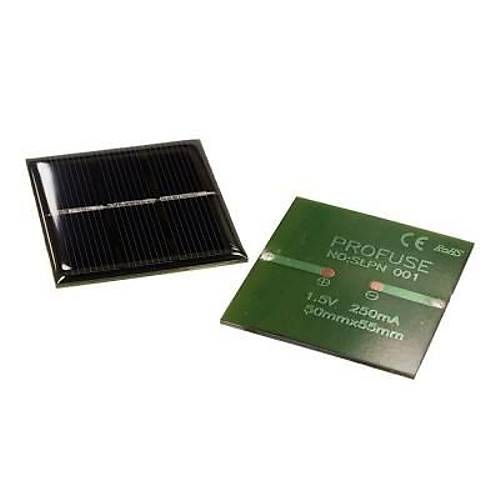 1.5V 250mA Solar Panel - G�ne� Pili 50x55mm