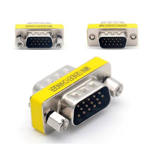 HD15 VGA-VGA Erkek-Erkek (M2M) 15 Pin Adaptr