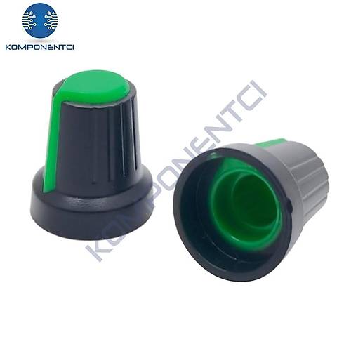 Pot Ba�l��� - Potansiyometre D��mesi �izgili Ye�il