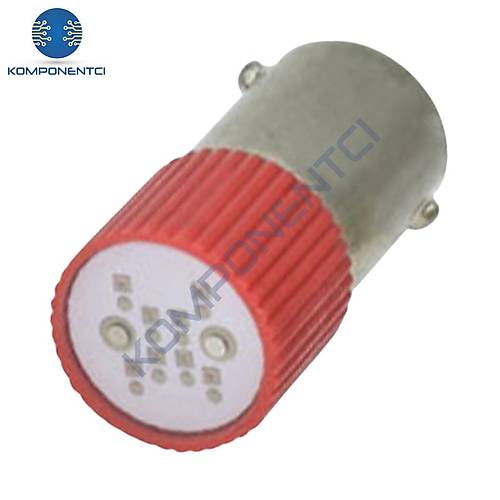 Gwest BA9SC-24V-K BA9S Led Ampul 24V K�rm�z�