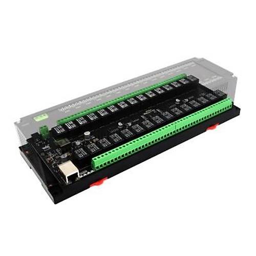 30 Kanall� Ethernet R�le Mod�l� - Modbus RTU/Modbus TCP Protokol�- PoE Ethernet Port