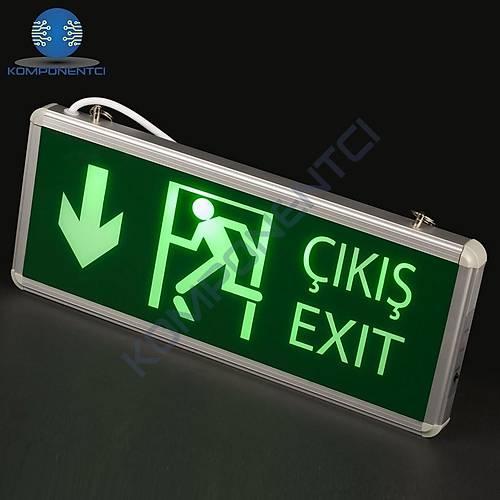 Noas 3W A�a�� �ift Y�nl� Exit Led Acil ��k�� Armat�r�