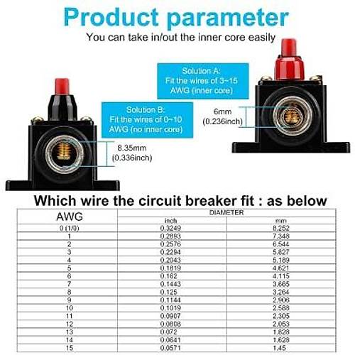 150A Oto Anfi Sigorta Kutusu - Devre Kesici