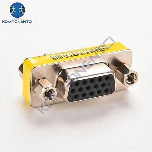 HD15 VGA-VGA Dii-Dii (F2F) 15 Pin Adaptr