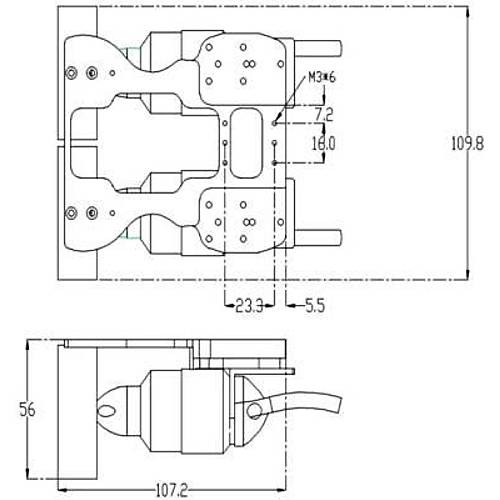 KYO-4T-DUAL S�r�c�l� Metal Pervaneli Sualt� F�r�as�z Motor �ifti