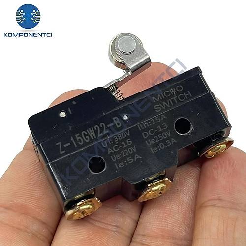 LMZ15-GW22-B K�sa Makaral� Mikro Switch