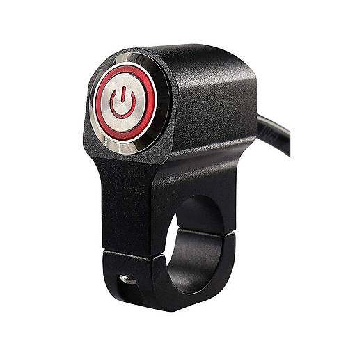 22mm Su Ge�irmez Motosiklet Gidon Anahtar� 12V 10A