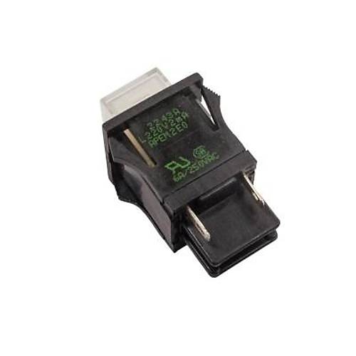 2243A 22mm 220V I��kl� Yayl� Push Buton - Beyaz
