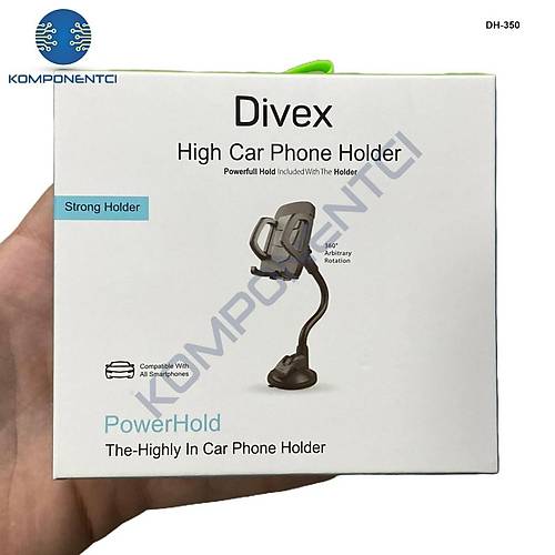 Divex 360 Derece D�nebilen Ara� ��i Telefon Tutaca�� DH-350