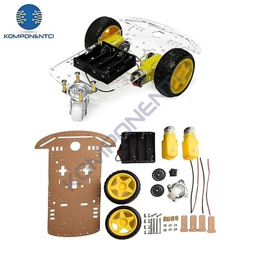 2WD Robot Araba Kiti