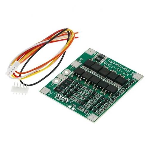 4S 30A LiFePO4 Batarya BMS Balansl� 3.2V Pil �arj Kart� (Ye�il)